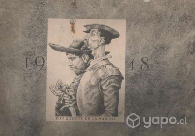 Calendario Quijote de la Mancha 1948