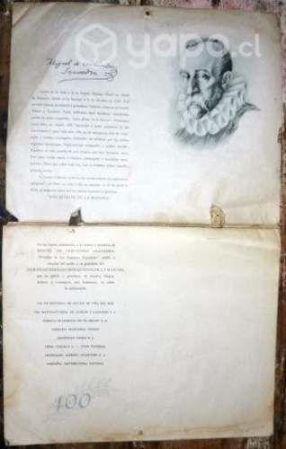 Calendario Quijote de la Mancha 1948