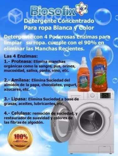 Detergente Enzimatico 3 Litros Biosofix