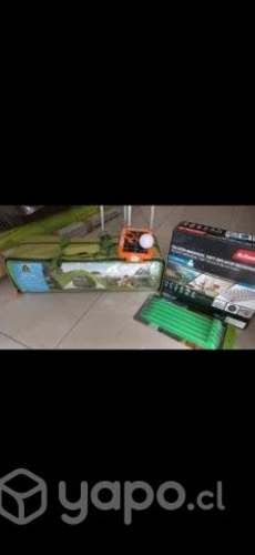 Carpa nueva y accesorios para camping
