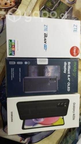 Celular Motorola y Samsung