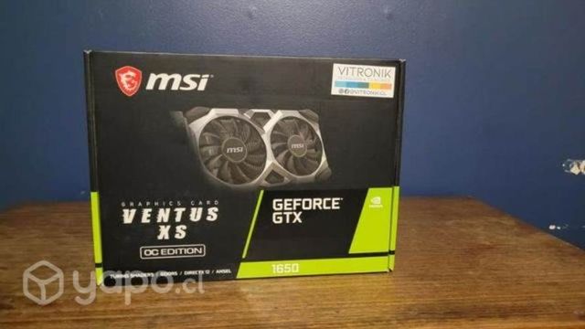 Tarjeta de video Nvidia Ventus XS GeForce GTX 1650