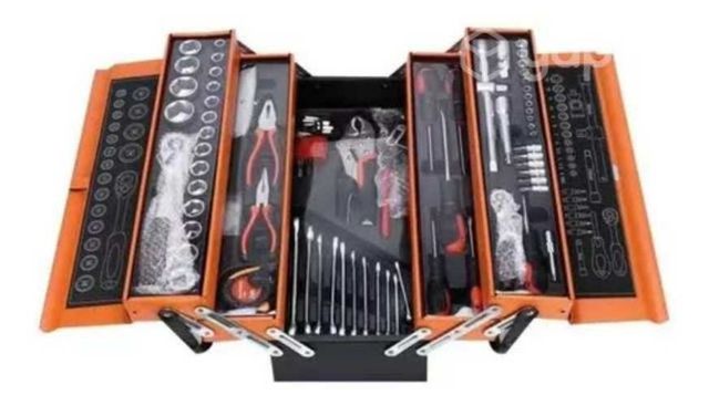 Caja De Herramientas Metálica / 85 Piezas Plegable