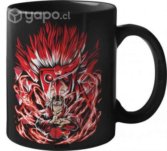 Tazón Itachi Susano Naruto Negro Completo Ters