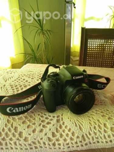 Camara Cannon T6i + Lente 50mm +Lente 18-55+Extras