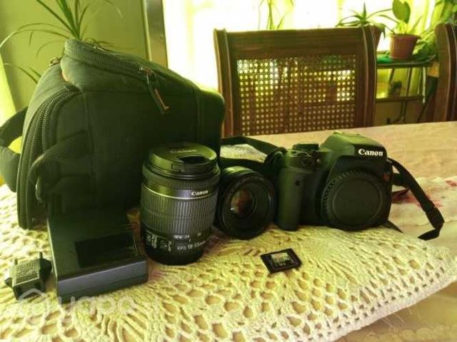 Camara Cannon T6i + Lente 50mm +Lente 18-55+Extras