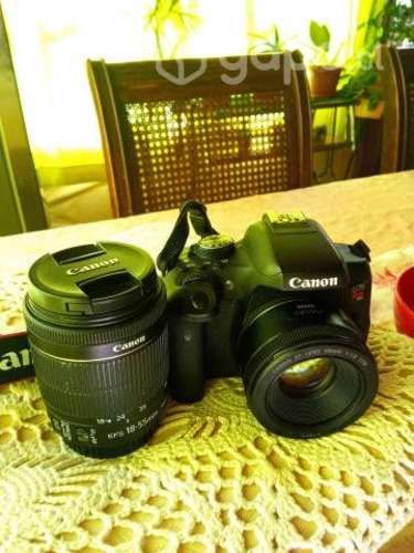Camara Cannon T6i + Lente 50mm +Lente 18-55+Extras
