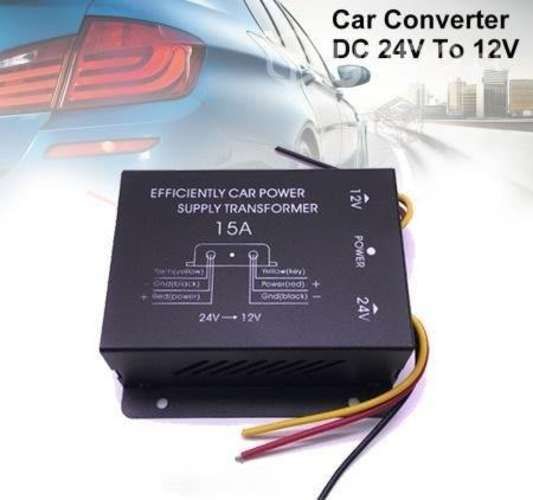 Inversor Conversor Transformador 24V a 12V de 15A
