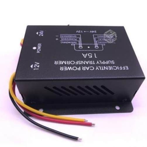 Inversor Conversor Transformador 24V a 12V de 15A
