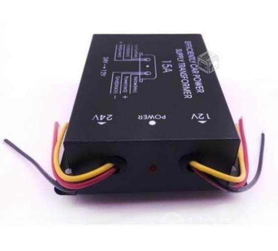 Inversor Conversor Transformador 24V a 12V de 15A