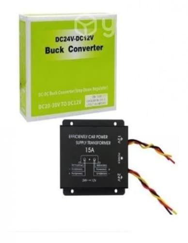 Inversor Conversor Transformador 24V a 12V de 15A