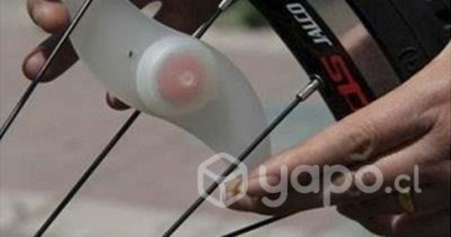 2 Luz Led Boomerang Para Rayos de Rueda Bicicletas
