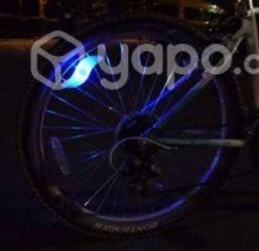 2 Luz Led Boomerang Para Rayos de Rueda Bicicletas