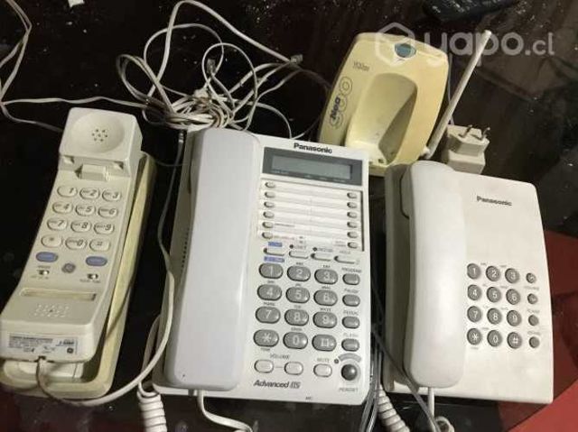 Lote 3 teléfonos funcionando Panasonic y General E