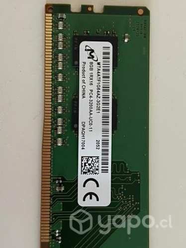Memoria Ram HP 8gb pc4 3200mhz