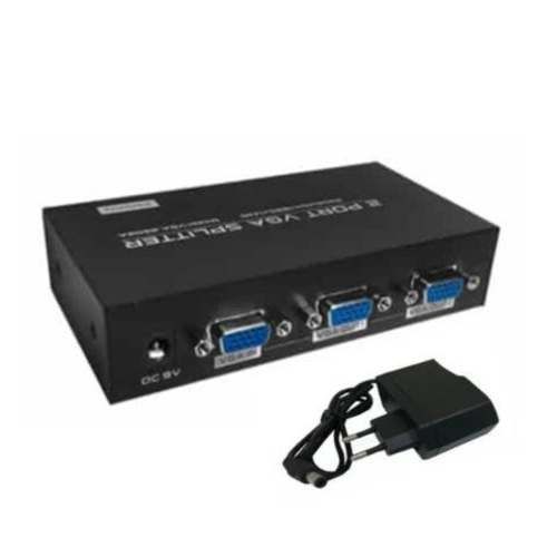Splitter vga amplificado 2 salidas, 250 mhz