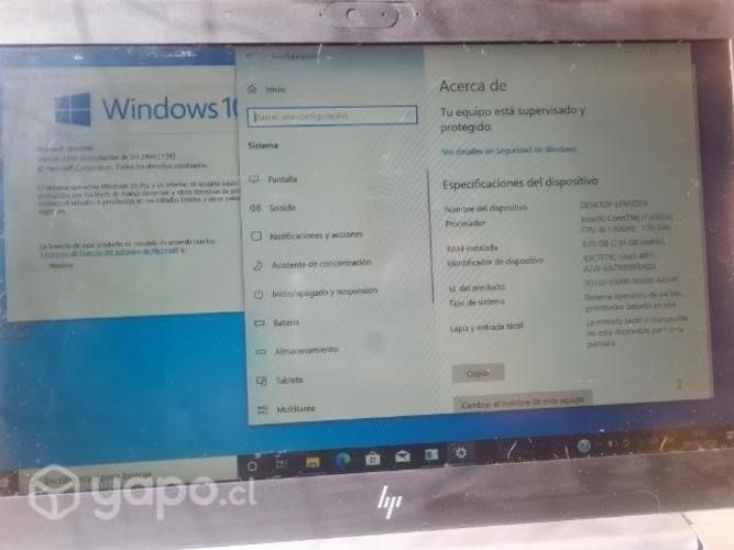 Notebook hp i7 disco sólido