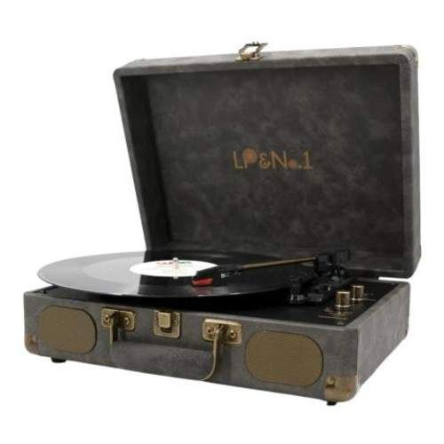 Tocadiscos Tornamesa Vinilo 3 Velocidades Maleta V