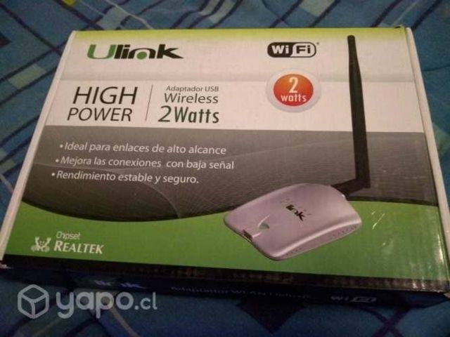 Tarjeta inalambrica wifi ulink 2 watts
