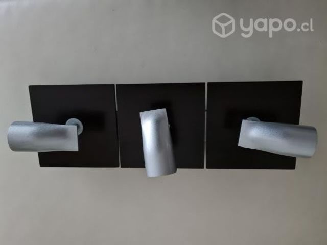 Foco 3 luces moderno - MADERA techo