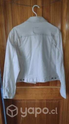 Chaqueta Mujer Levi's mezclilla beige
