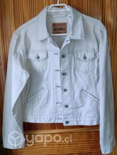 Chaqueta Mujer Levi's mezclilla beige