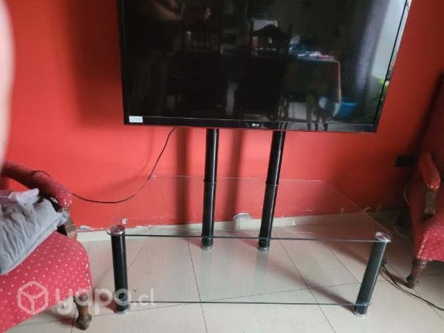 Rack de vidrio tv hasta 55 pulgadas