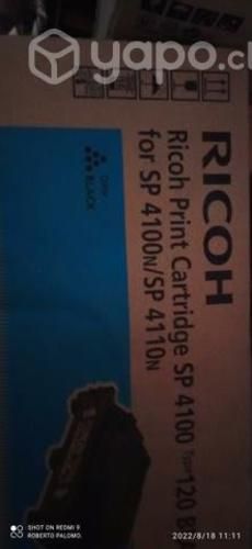 Toner Ricoh sp4100 black original de alta