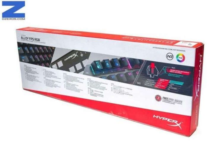Teclado mecanico 100% hyperx alloy fps rgb kailh