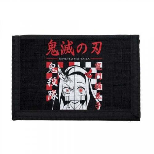 Billetera Nylon Nezuko Kamado 4 Demon Slayer Velcr
