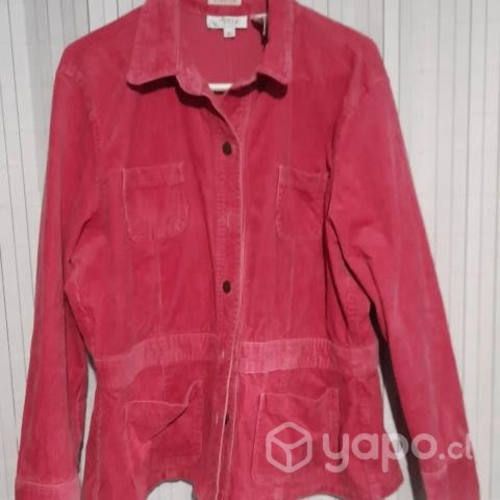 Chaqueta Cotelé Rosada Jones Sport XL Poco Uso