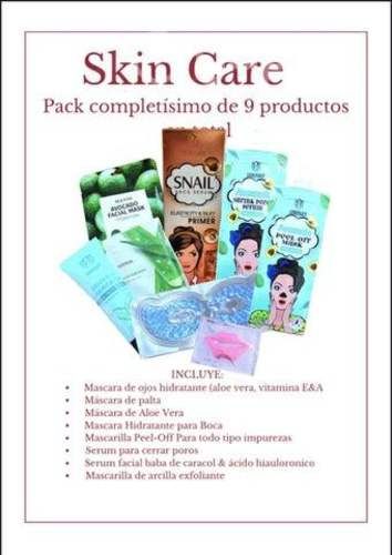 Pack de 8 productos de Skin Care