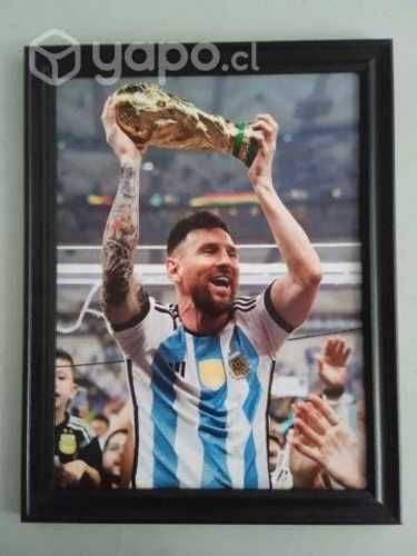 Cuadro Messi campeón del mundo