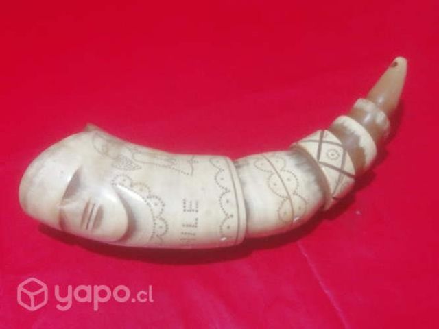 Antiguo CACHO Tallado a Mano
