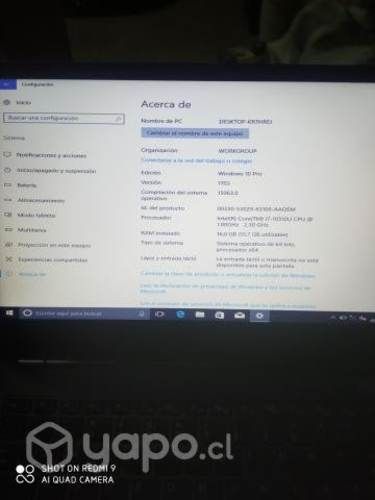Thinbook core i7 generación 10