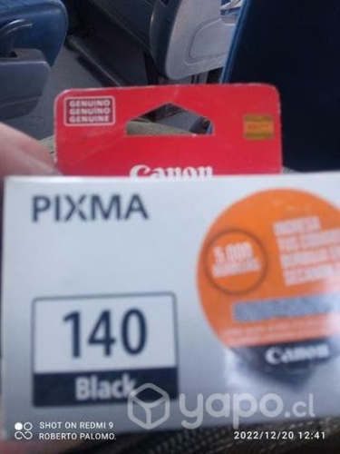 Tinta Canon 140 black original