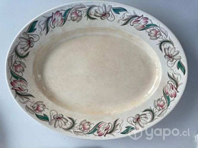 Bandeja plato vintage inglés