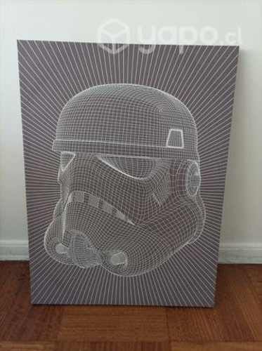 Cuadro de star wars de tela