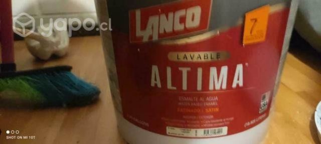 Esmalte al agua tineta