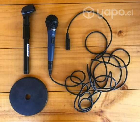 Micrófono audio-thecnica mb-1k con pedestal