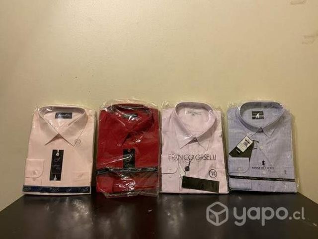 Pack 4 Camisas nuevas para caballeros