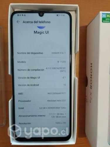 Celular nuevo en caja con todos sus accesorios