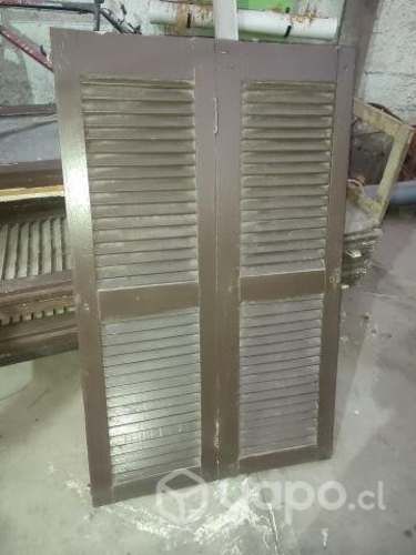 Persianas celosías de madera antiguas