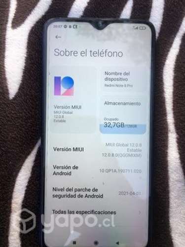 Se  Xiaomi note 8 pro 128gb