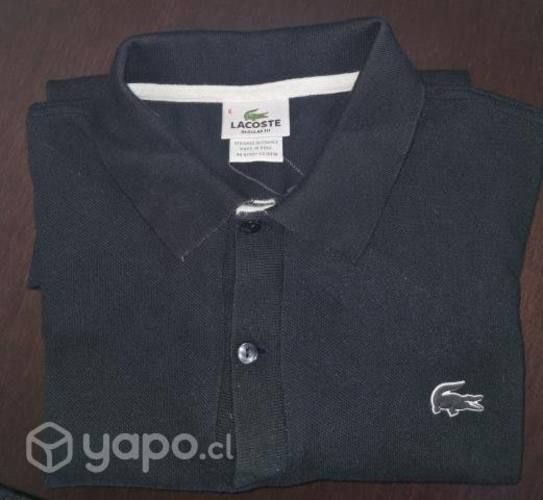 Polera lacoste negra