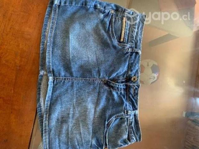 Minifalda mezclilla cortita talla 40-42