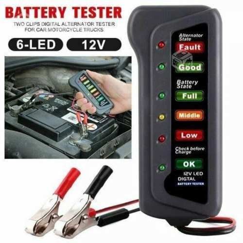 Tester Para Baterias Y Alternador 12v Autos Motos
