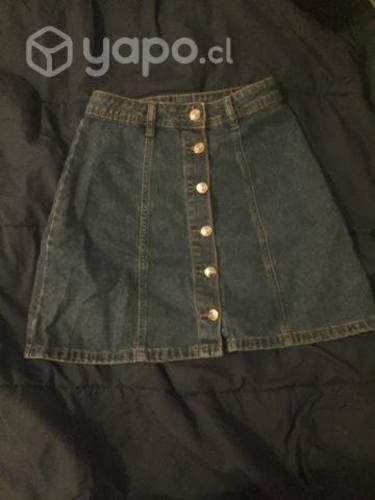 Falda de mezclilla H&M