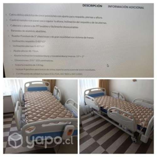 Cama clínica de 5 posiciones