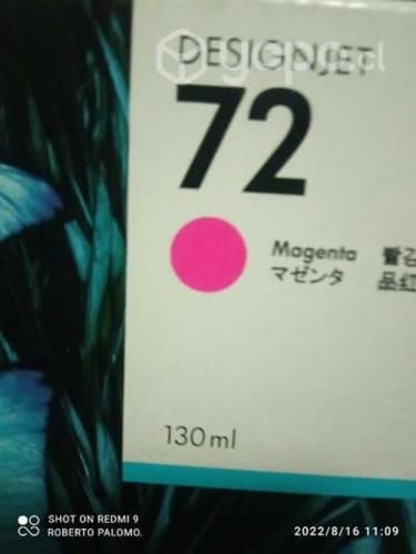 Tintas HP 72 colores originales de 130ml
